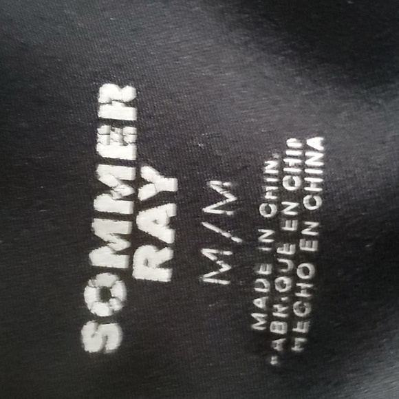 Summer ray women black leggins size M - Picture 4 of 4